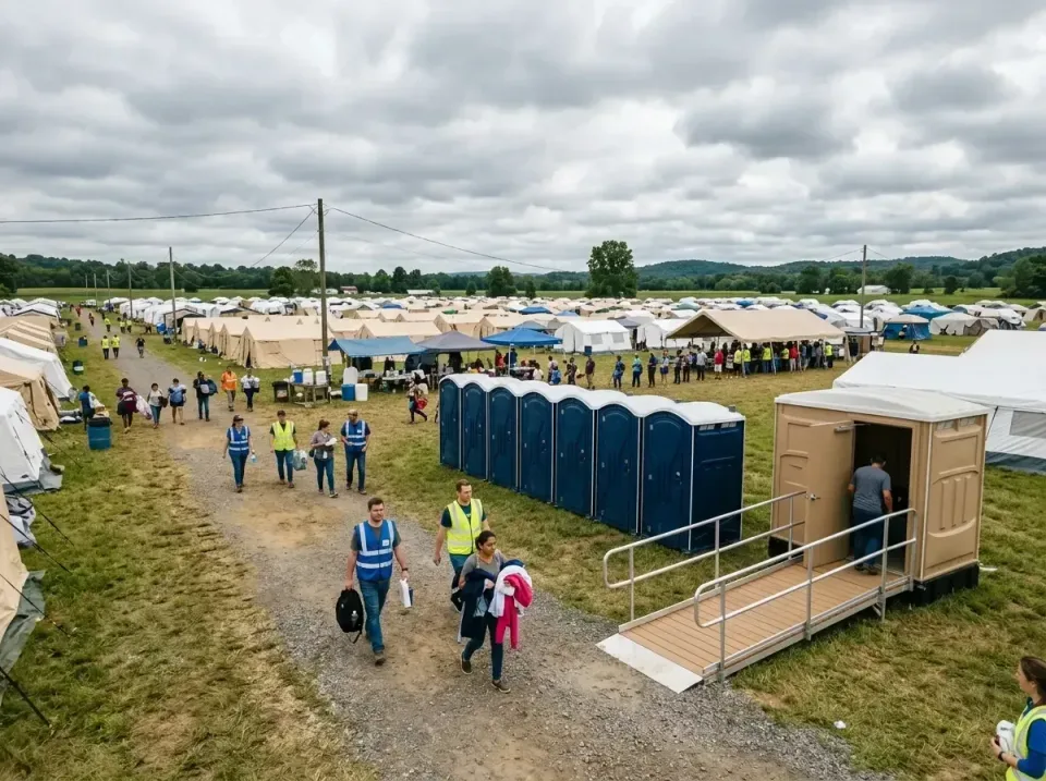 disaster-relief-camp-restrooms-010 — frequently asked questions, Dumpster & Portable Bathrooms Rental in Lake Hallie, WI